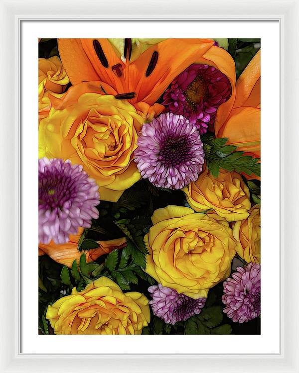 November Flowers 8 - Framed Print