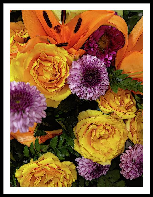 November Flowers 8 - Framed Print