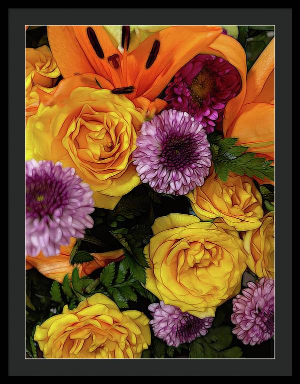 November Flowers 8 - Framed Print