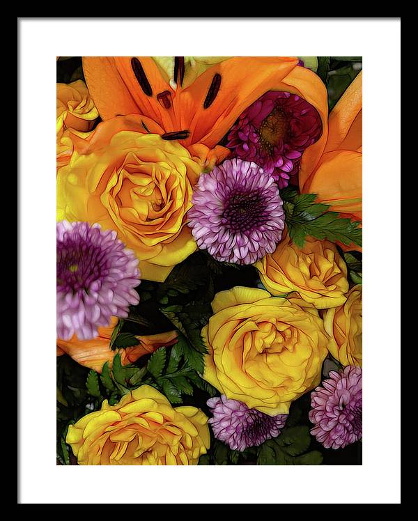November Flowers 8 - Framed Print