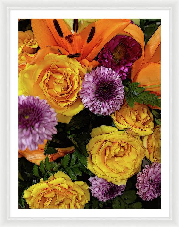 November Flowers 8 - Framed Print