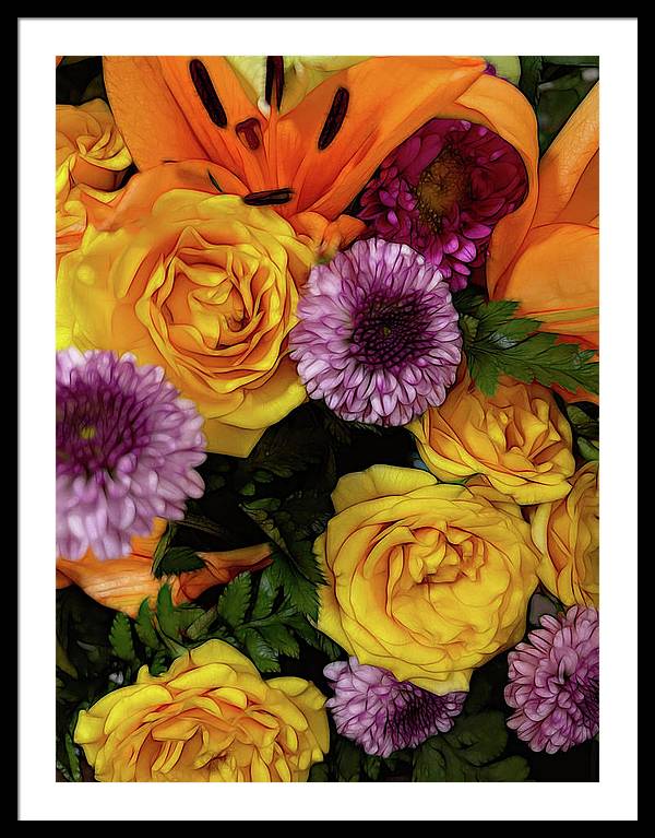 November Flowers 8 - Framed Print