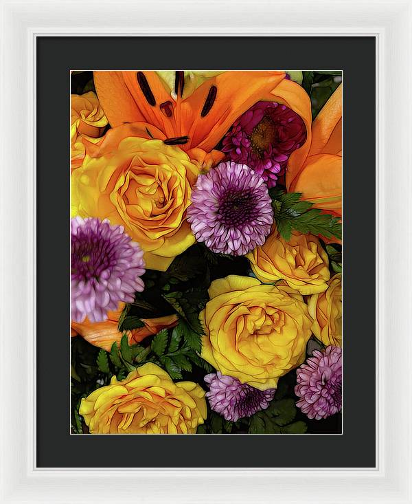 November Flowers 8 - Framed Print