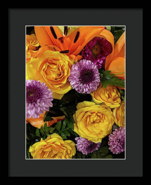 November Flowers 8 - Framed Print
