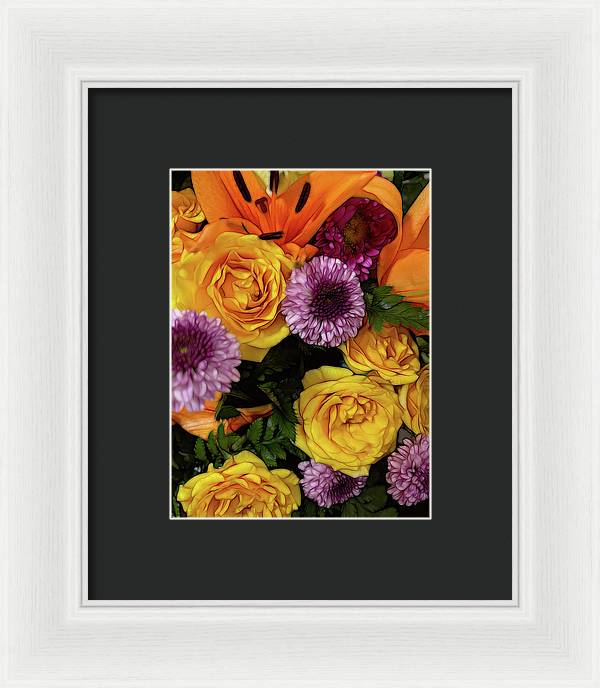 November Flowers 8 - Framed Print