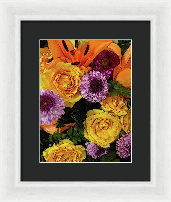 November Flowers 8 - Framed Print