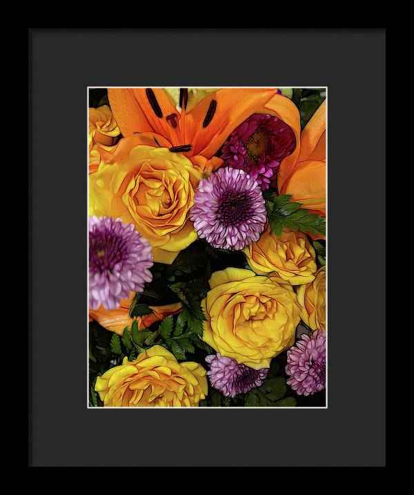 November Flowers 8 - Framed Print