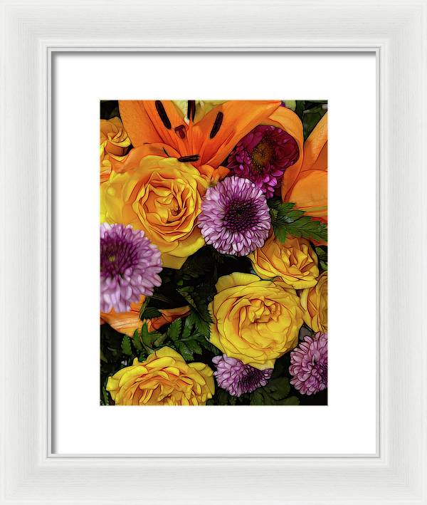 November Flowers 8 - Framed Print