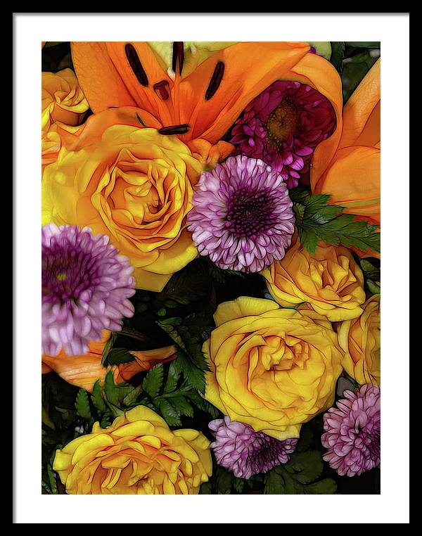 November Flowers 8 - Framed Print