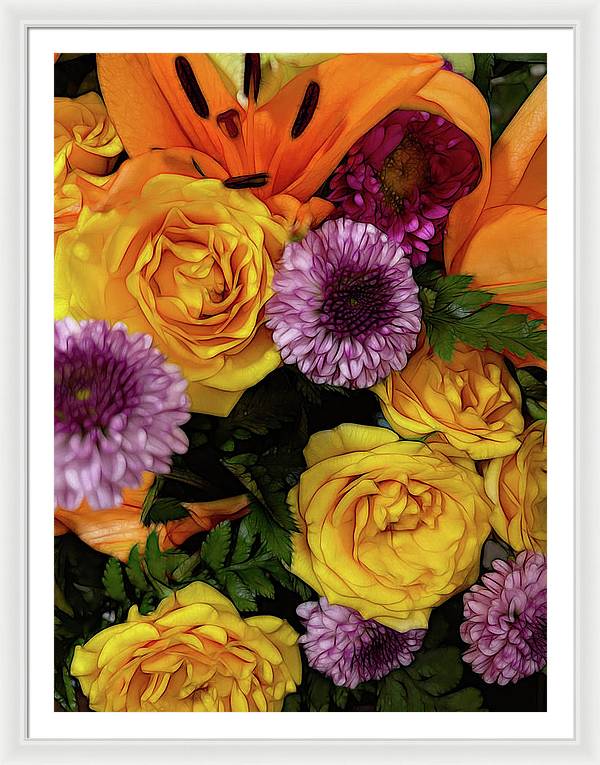 November Flowers 8 - Framed Print