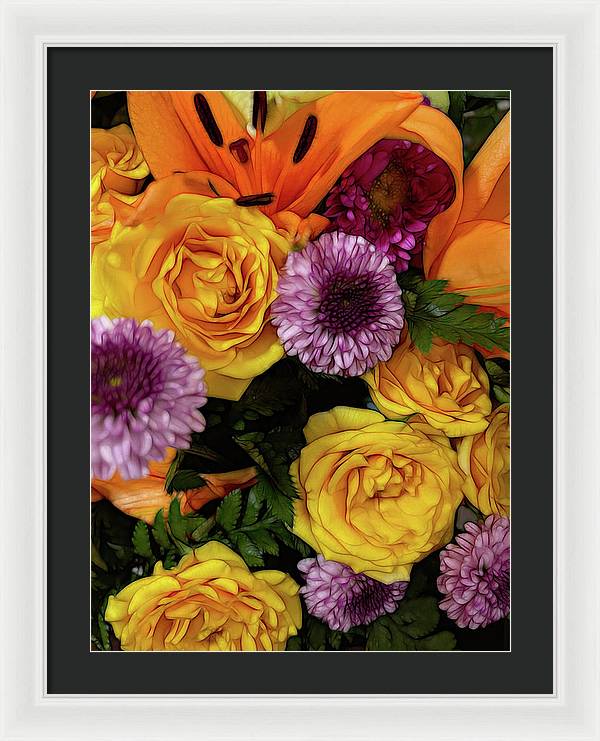 November Flowers 8 - Framed Print
