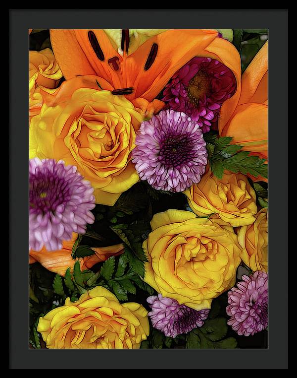 November Flowers 8 - Framed Print