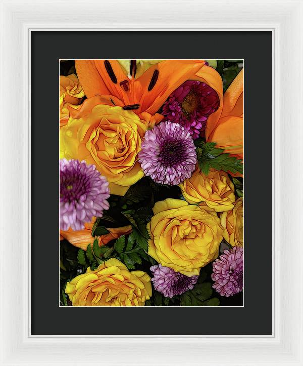 November Flowers 8 - Framed Print