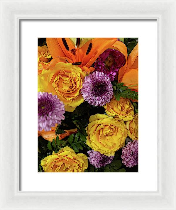 November Flowers 8 - Framed Print