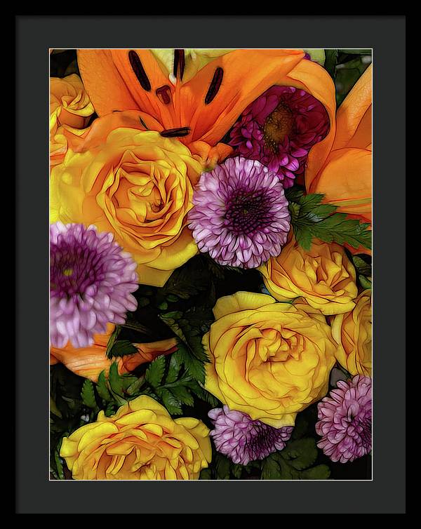 November Flowers 8 - Framed Print