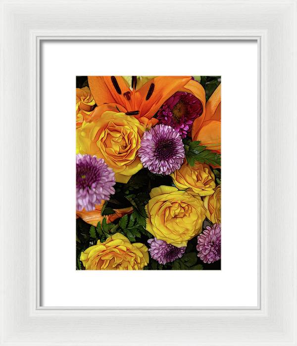 November Flowers 8 - Framed Print