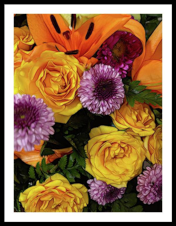 November Flowers 8 - Framed Print