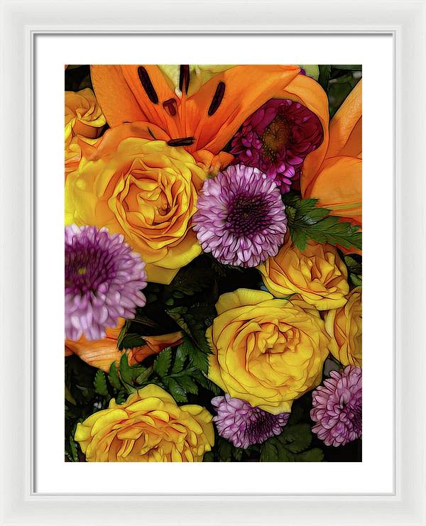 November Flowers 8 - Framed Print