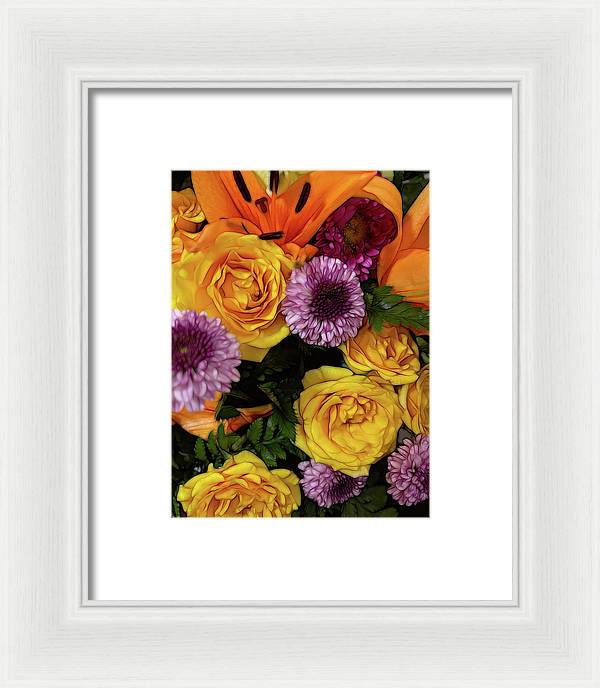November Flowers 8 - Framed Print