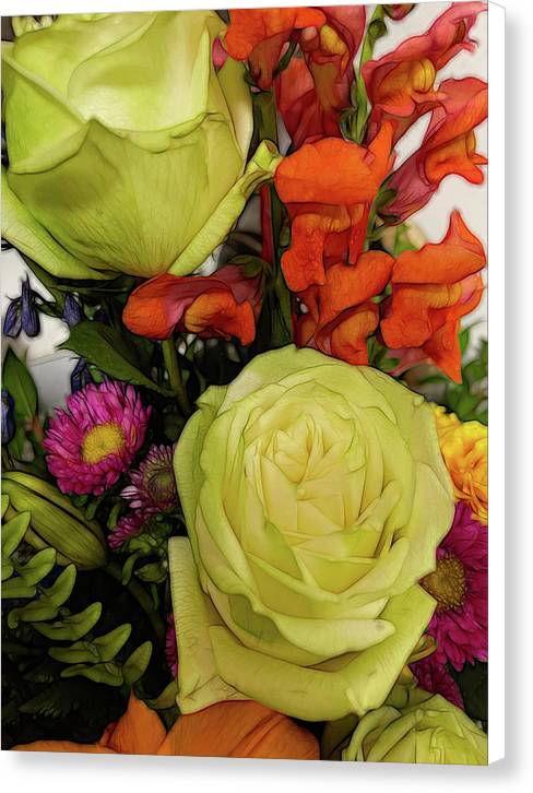 November Flowers 9 - Canvas Print