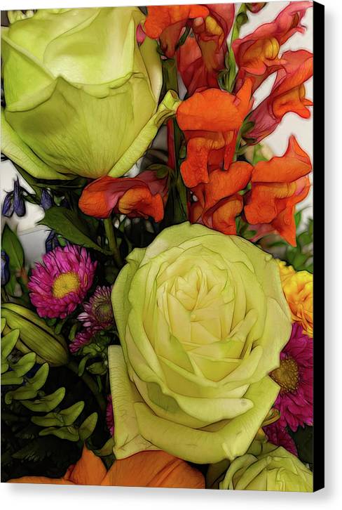 November Flowers 9 - Canvas Print