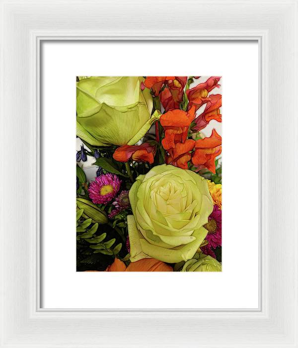 November Flowers 9 - Framed Print