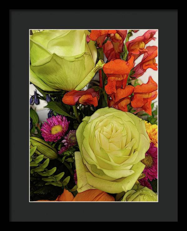 November Flowers 9 - Framed Print