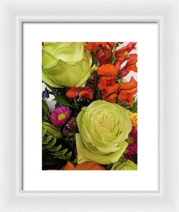 November Flowers 9 - Framed Print