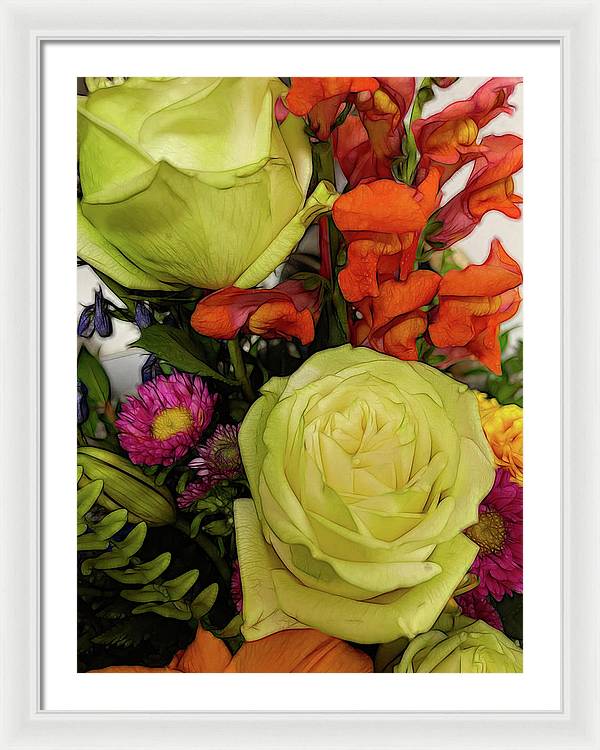 November Flowers 9 - Framed Print