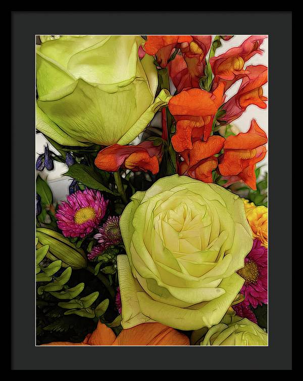 November Flowers 9 - Framed Print