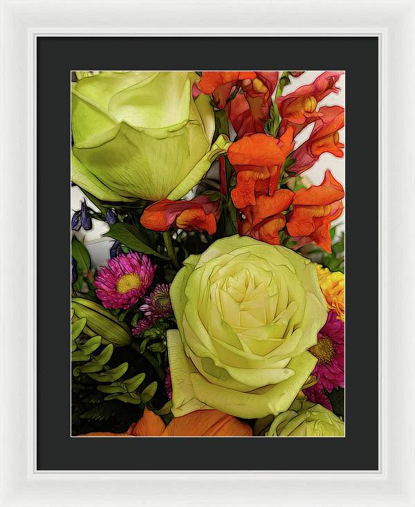 November Flowers 9 - Framed Print