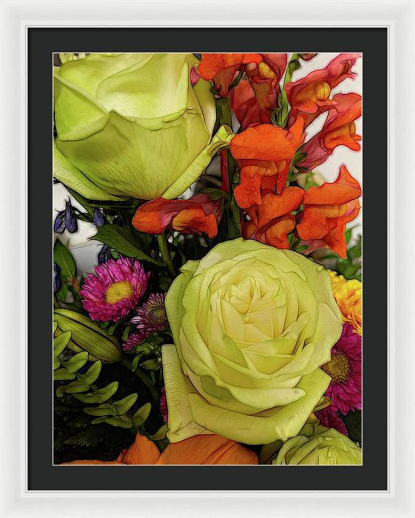 November Flowers 9 - Framed Print