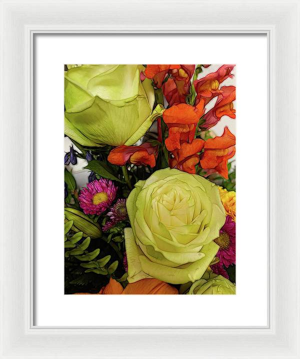 November Flowers 9 - Framed Print