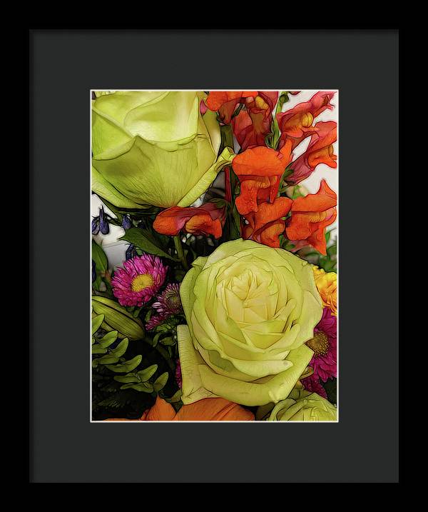 November Flowers 9 - Framed Print