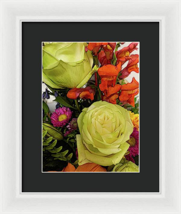 November Flowers 9 - Framed Print