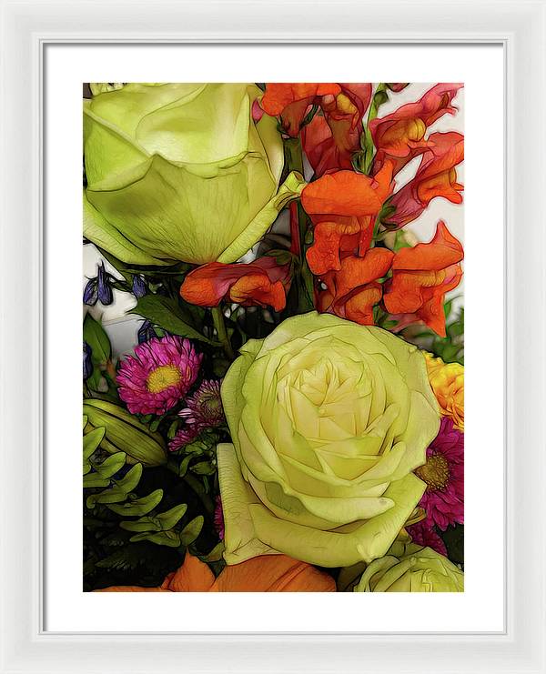 November Flowers 9 - Framed Print