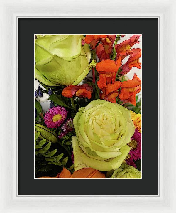 November Flowers 9 - Framed Print