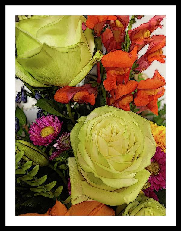 November Flowers 9 - Framed Print