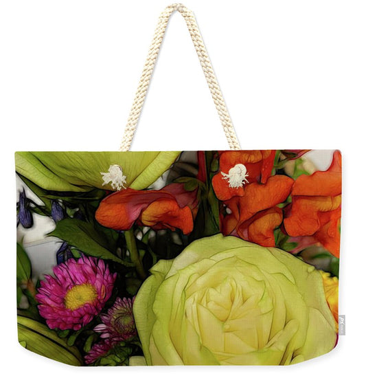 November Flowers 9 - Weekender Tote Bag