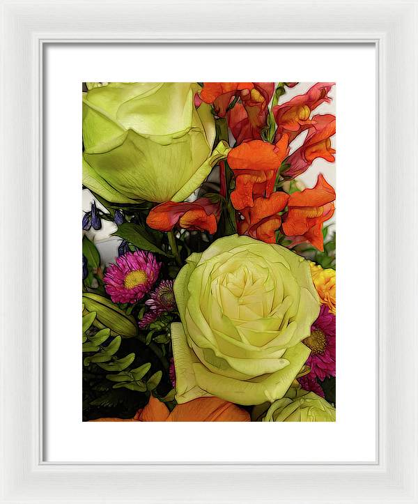 November Flowers 9 - Framed Print