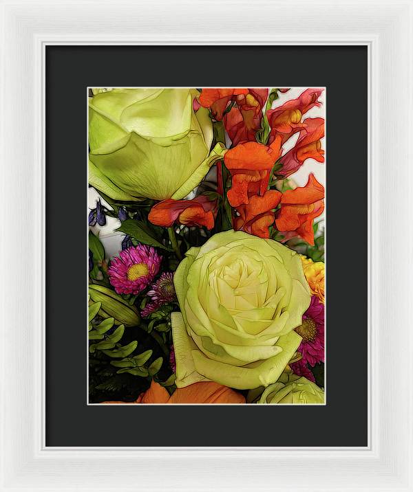 November Flowers 9 - Framed Print