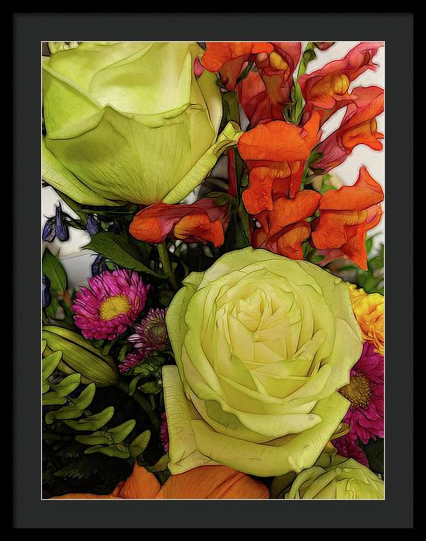 November Flowers 9 - Framed Print