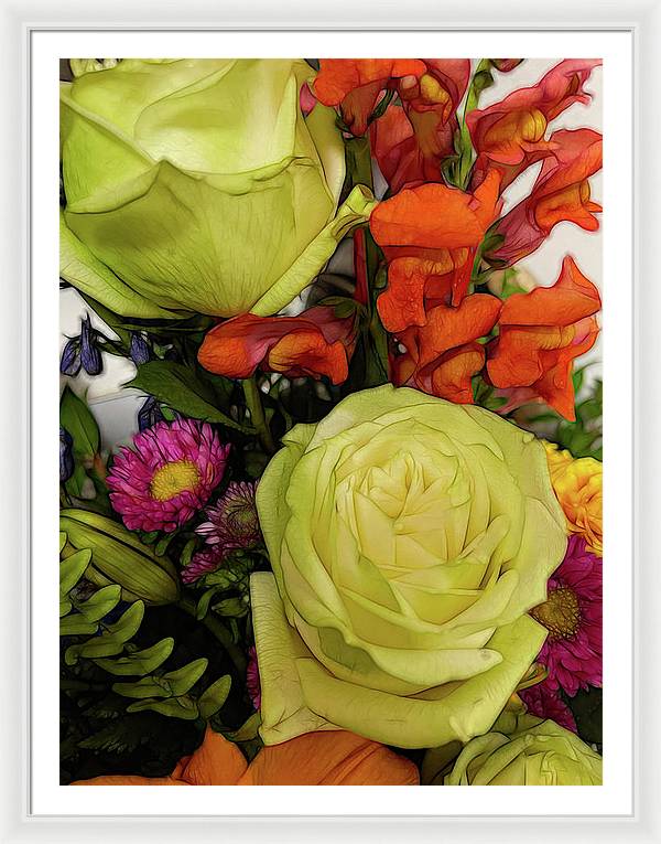 November Flowers 9 - Framed Print