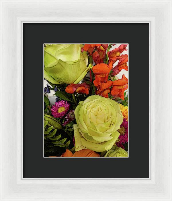 November Flowers 9 - Framed Print