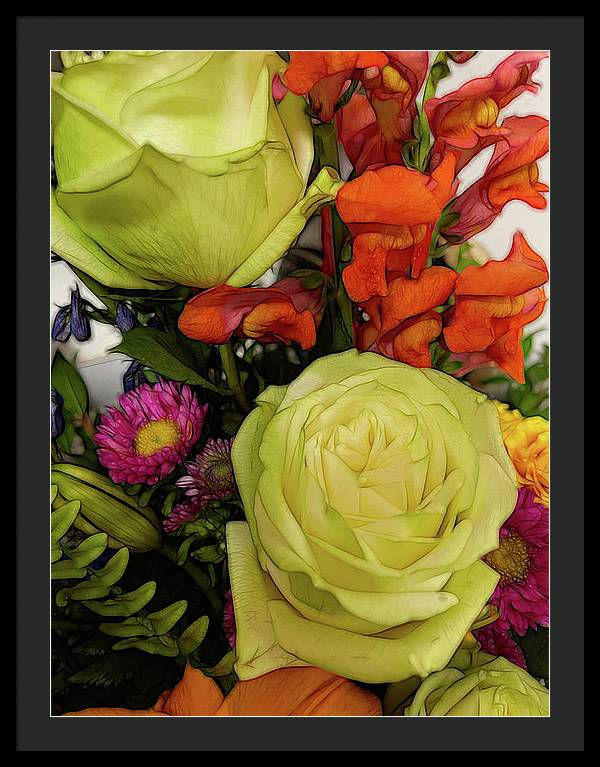 November Flowers 9 - Framed Print