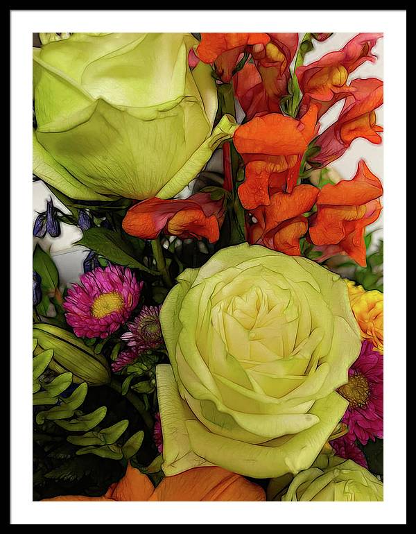 November Flowers 9 - Framed Print