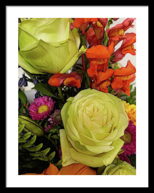 November Flowers 9 - Framed Print