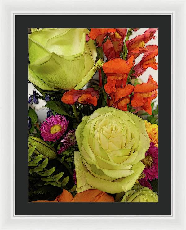 November Flowers 9 - Framed Print