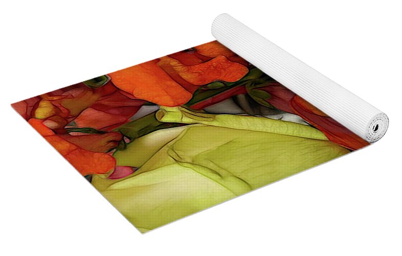 November Flowers 9 - Yoga Mat