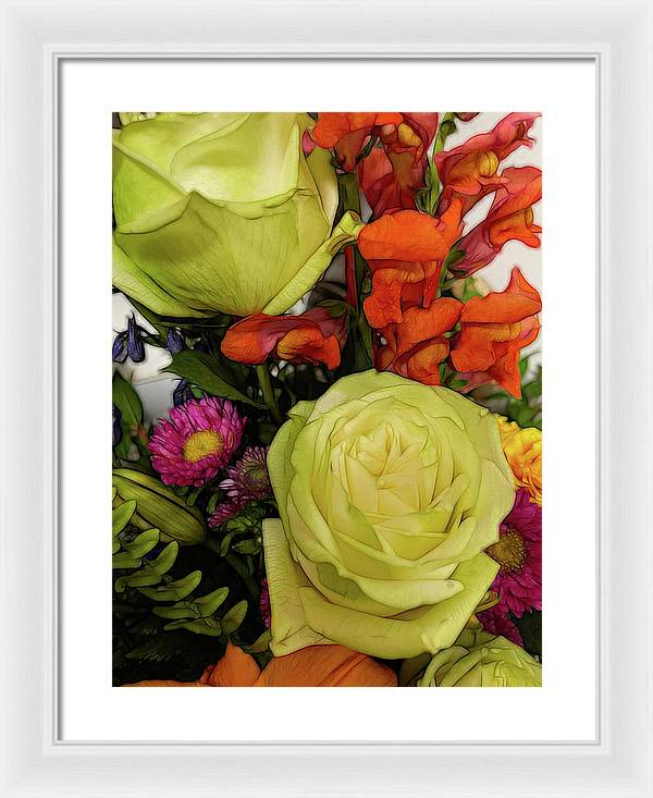 November Flowers 9 - Framed Print